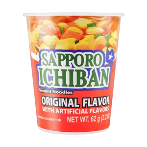 SANYO FOODS Ichiban Instant Ramen Original Flavor 62g - Authentic Japanese Cup Noodles