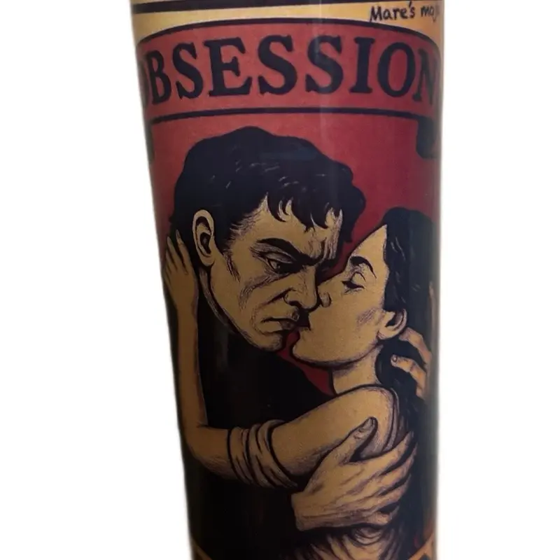 Obsession Candle - Featuring Artwork of Embracing Figures by Mare's Magic Brand
