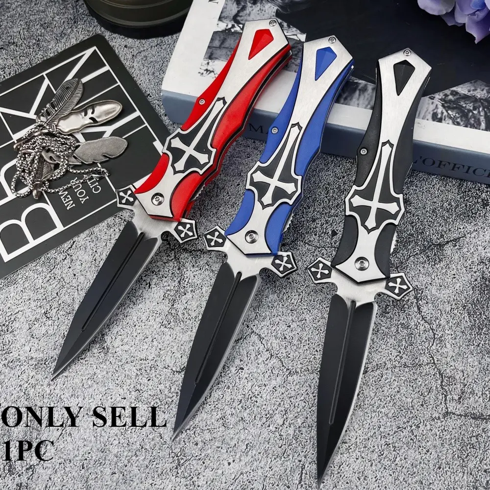 Best-selling portable camping pocket folding knife, high-quality 5Cr13Mov blade, aluminum handle, suitable for fishing, hiking, cutting and other multi-purpose tools, EDC, survival, outdoor knife, Survival Gear, Portable Multipurpose Knives