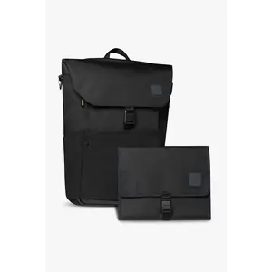 Diaper Backpack & Changing Wallet Bundle / Mid(dle of the)night Black