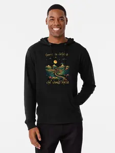 Home is Behind, the World Ahead - Start Night - Fantasy Lightweight Hoodie