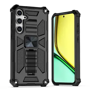 Shockproof Phone Case with Built in Kickstand, Military Grade Protective Cover, Phone Accessories Compatible with Samsung Galaxy A17 A57 A37 A16 A14 A06 A55 A54 A35 A34 A05 A05S