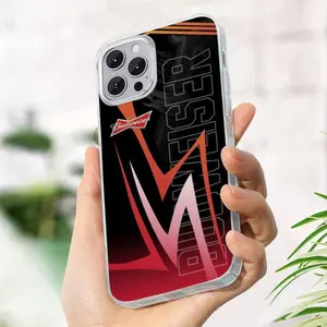Budweiser Esport Style Phone Case, Beer lover Cover For Iphone 8 to 16 Pro Max, Rugged Protective Case, Classic Lager Gift, Phone Gift, Unique Accessories