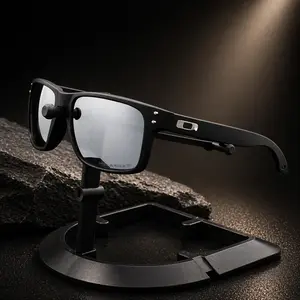 Black Polarized Sunglasses with Yellow Lens UV400, Lightweight Night Driving Outdoor Sport Glasses