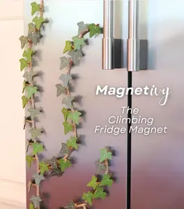 English Ivy Leaf Fridge Magnet for Home Decor - Natural Charm and Organizational Functionality - Plant, Kitchen Nature