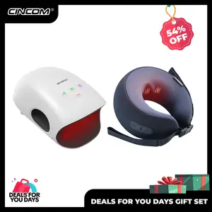CINCOM Ultimate Relaxation Gift Set: Hot-Selling Hand Massager (Hand-Based Massage Device), Vibratable U-Shape Neck Massager, Thoughtful Christmas & Holiday Bundle, Hand-Based Massage Devices, Vibratable Massage Devices summerwins