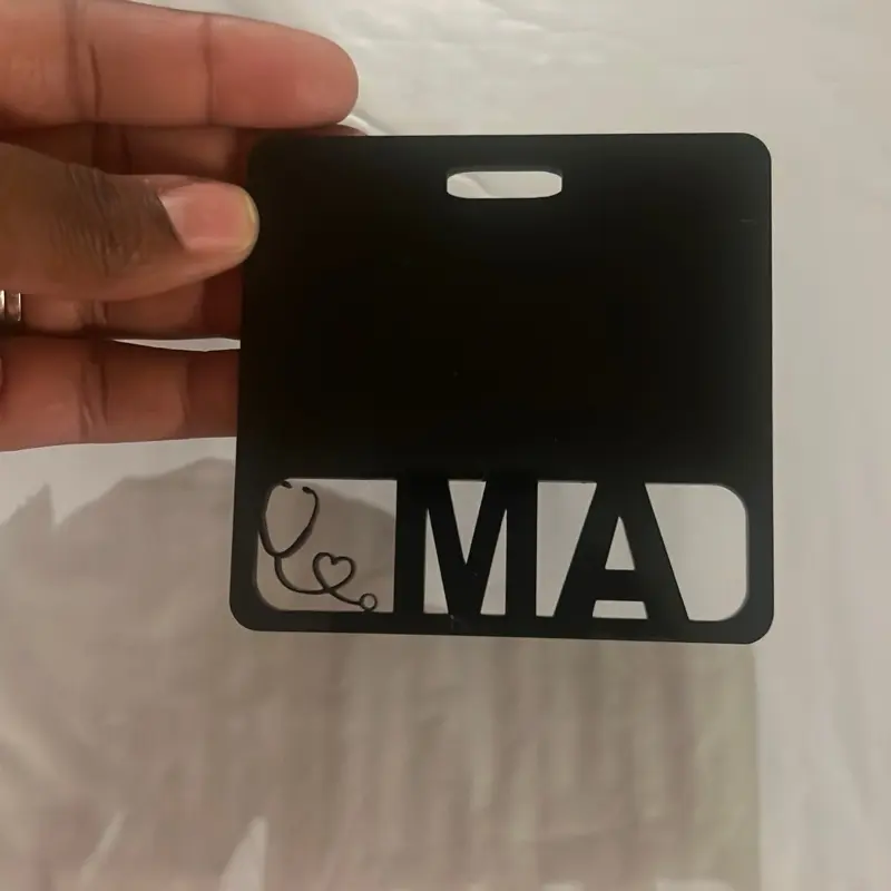 Cute Custom Badge Holders- Horizontal. Medical professional ID card | RN | phlebotomist | MA | CNA | pharmacy tech. badge holder great gift