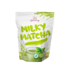 Cris Cosmetics Premium Milky Matcha Glutathione & Collagen Drink, 10 Sachets