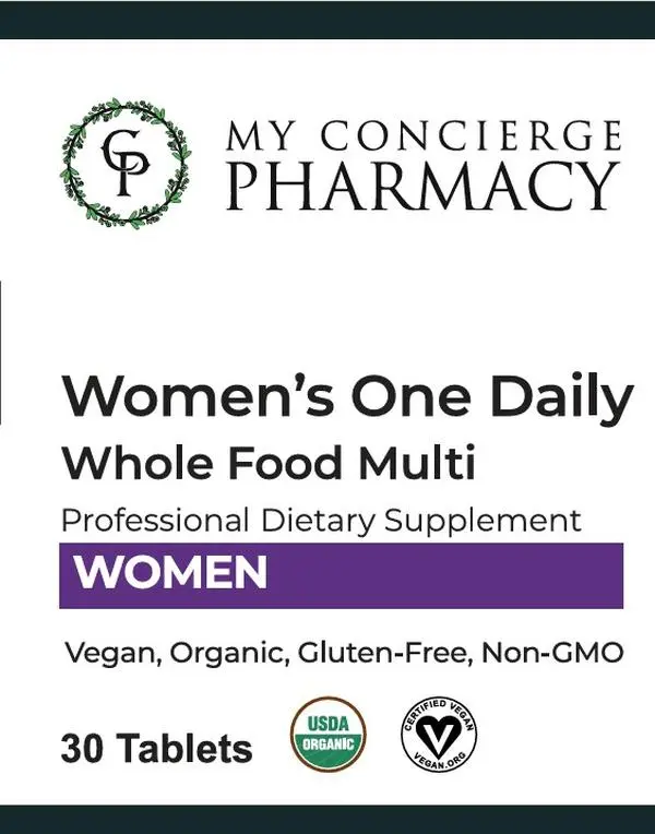 Women's One Daily – Organic Whole Food Multivitamin Healthcare Dietary  Supplement