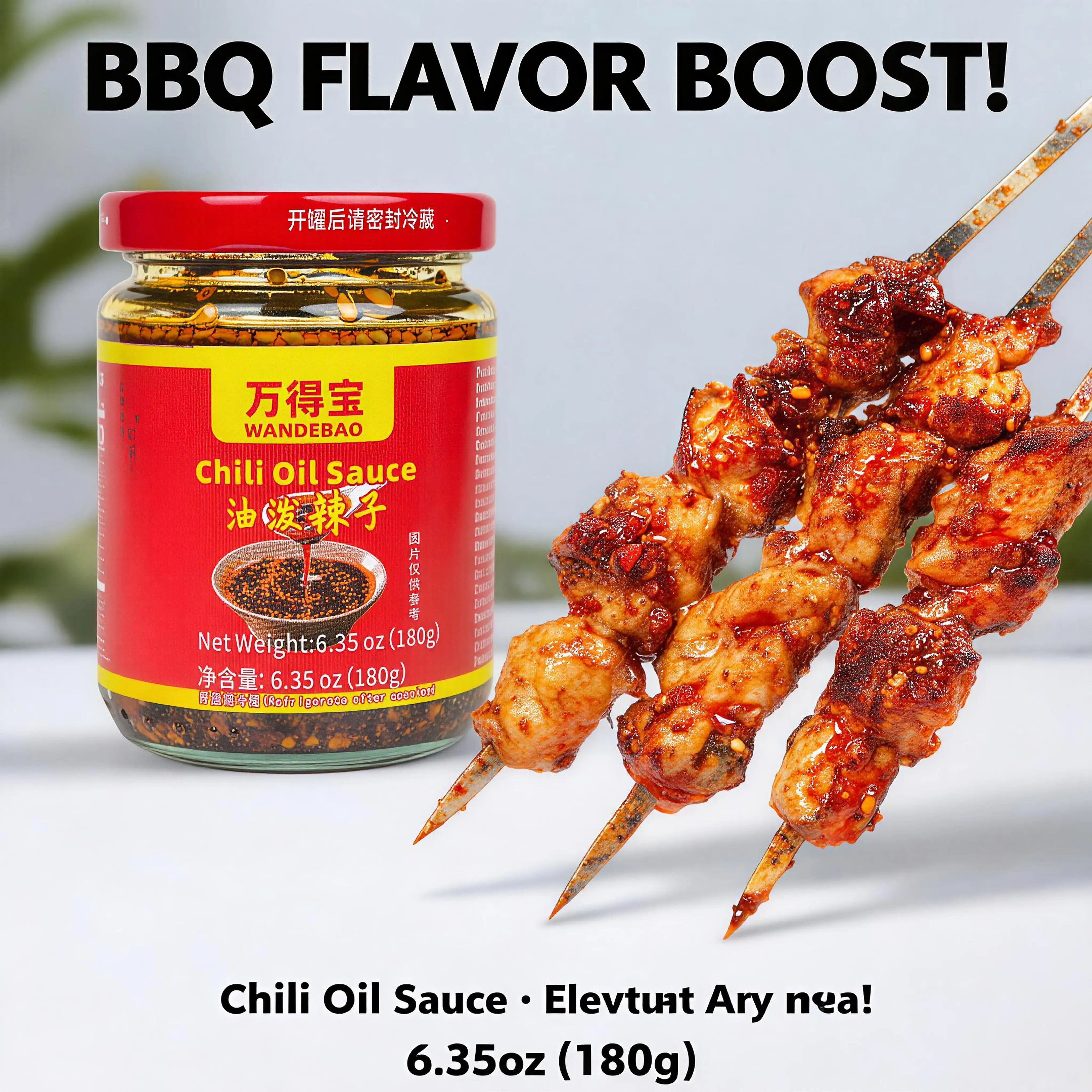 Classic Chili Dipping Sauce - Ambient Chili Condiment, Savory Sauce Made with High-Quality Oil, Slow-Cooked Chilies for Rich Flavor, Sustained Warmth; Suitable for Egg Noodle Soup, BBQ Chicken Legs#backtoschool