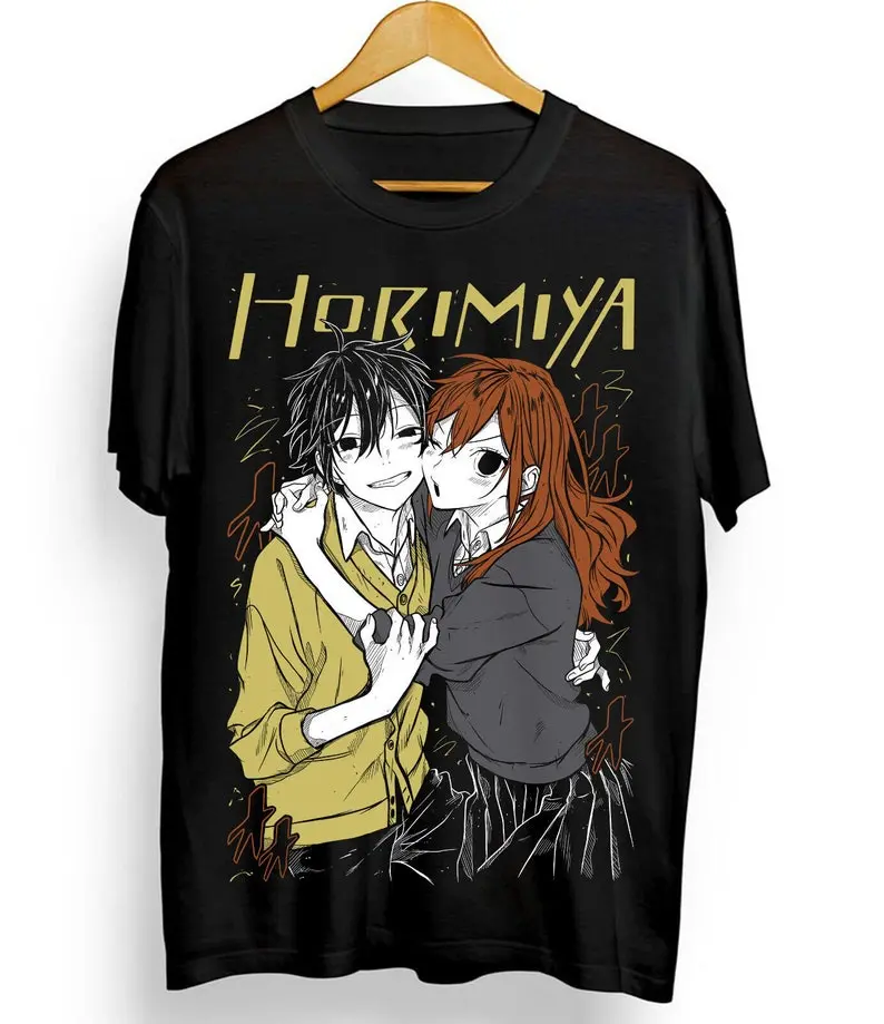 Horimiya Hori-san to Miyamura-kun Kawaii Anime T-Shirt | Cute Japanese Manga Graphic Tee | Romance Anime Streetwear Shirt | Unisex Fan Gift
