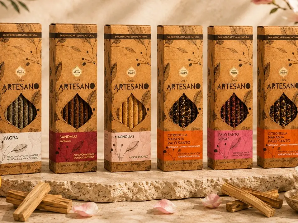 30pk Incense sticks Artisanal Line | Citronella | Yagra | Dragonsblood | Magnolia | Sandalwood Scented Home Fragrance Aroma