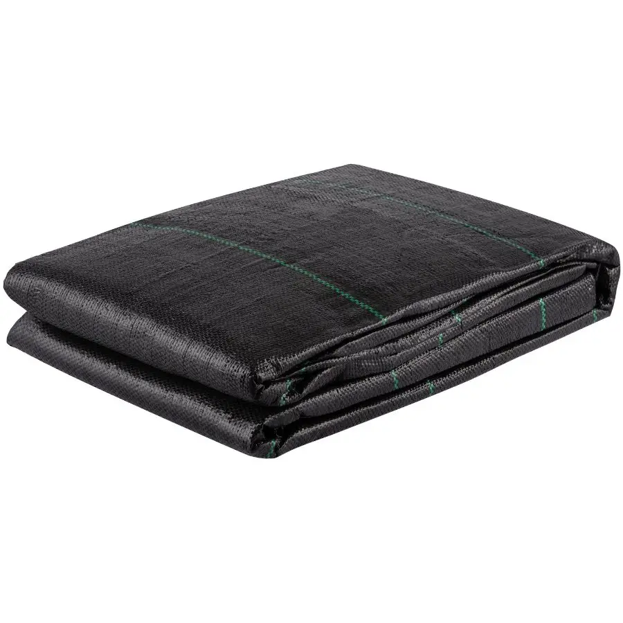 VEVOR Woven Polypropylene Geotextile Fabric, 12.5x50 ft 3.5oz Thickness, 600lbs Tensile Strength, Corrosion-Proof Outdoor Drain Cloth, Heavy-Duty Underlayment for Driveway Stabilization, Soil Stabilization