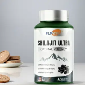 Ultra Potent Shilajit Extract - Boosts Natural Energy, Stamina & Immunity - Adaptogen for Stress & Antioxidant Defense - Made in USA - 60 Vegan Capsules