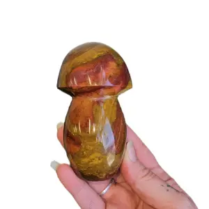 Polychrome Jasper Mushroom - Polychrome Jasper