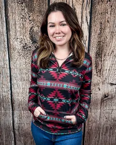 The Crimson Valley Quarter Zip Pullover by Sterling Kreek