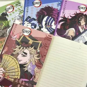 Demon Slayer series cartoon notebook cute Japanese B5 horizontal line notepad high value girl heart
