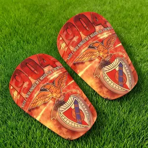 Mini Football Training Plates for Students, Durable Leg Wear for Soccer Practice & Matches, Sporty Style for Fall & Winter