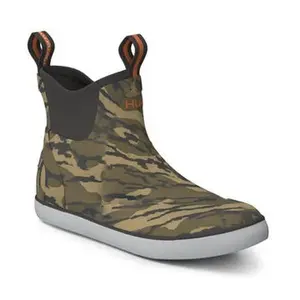 Huk Rogue Wave Deck Boots Mossy Oak Bottomland Camo
