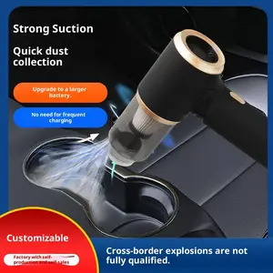 Handheld Cordless Powerful Suction Vacuum Cleaner - Multifunctional Dual-Purpose Car Blowing & Suction Small Dust Collector for Pet Cleaning