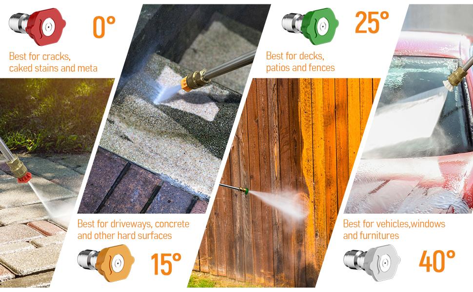 Electric Pressure Washer 5000PSIMax 3.5GPM Pressure Washer with 20 Ft Hose 16.3 Ft Power Cord, Making It Perfect for Cleaning Ca