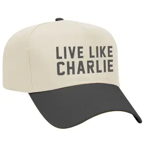 Live Like Charlie - Embroidered Cotton Twill Hat