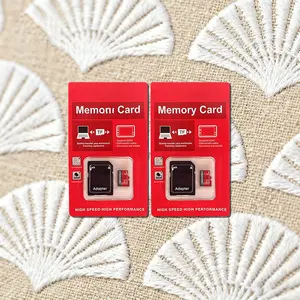 Adapter-equipped memory card, micro TF: Compatible with wireless security cameras for video recording, compatible with Bluetooth players for audio, PC files, supports dashcam images.