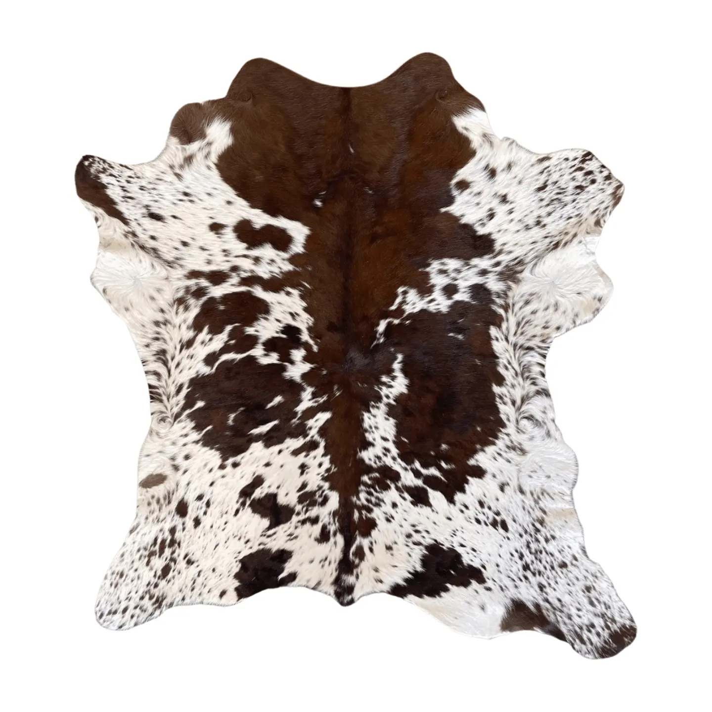 Calf Hair-On Hide Rug Exotic Speckled | Large Natural Shape 3' x 2’