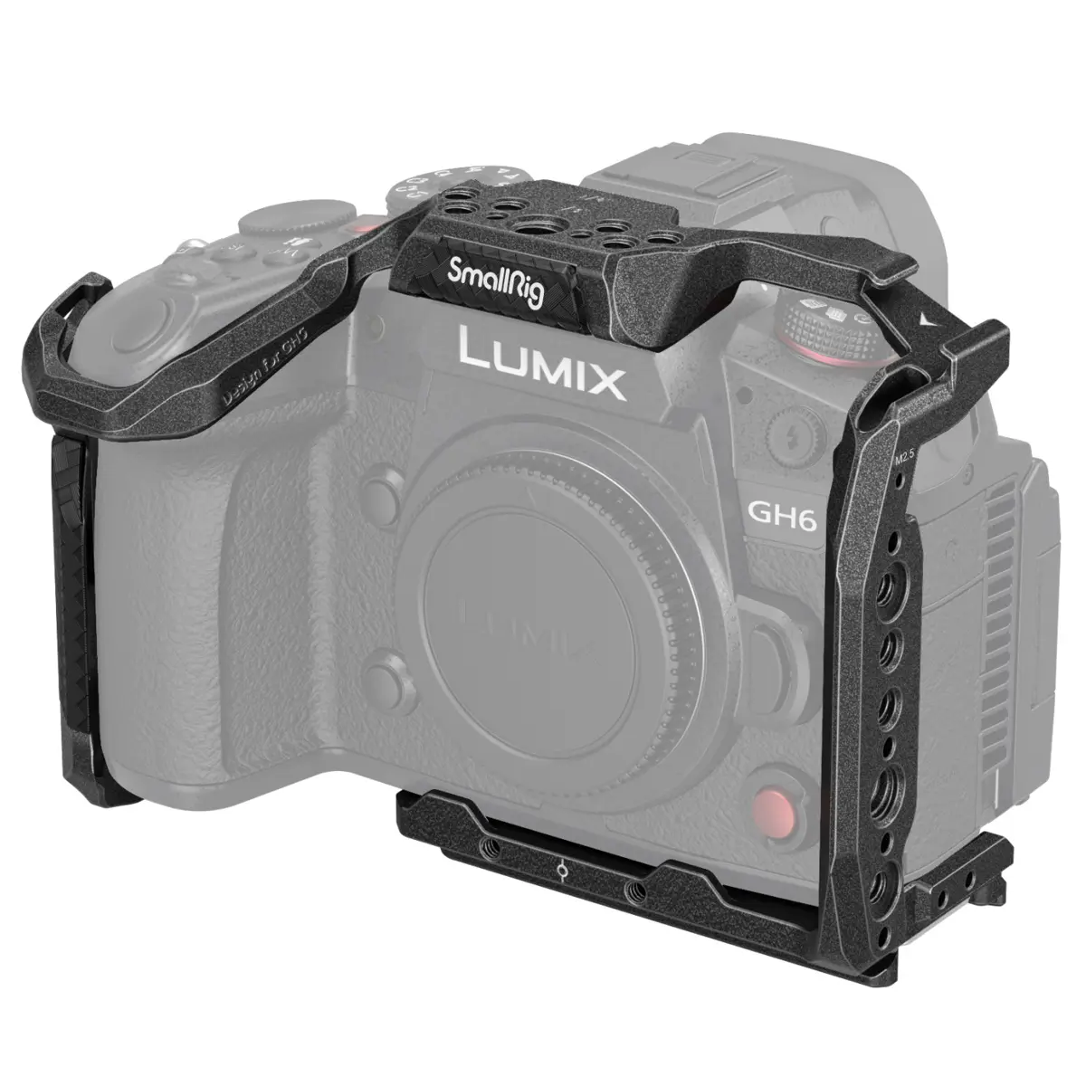 SmallRig Black Mamba Series Magnetic Handheld Camera Cage, Protective Cover Equipment for Panasonic LUMIX GH7/GH6