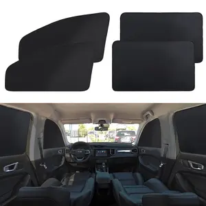 Car Window Shades - 4 Curtains Block Light Covers Magnetic Side Sun Shade Keeps Cooler For  Taking A Nap Changing Clothes Camping