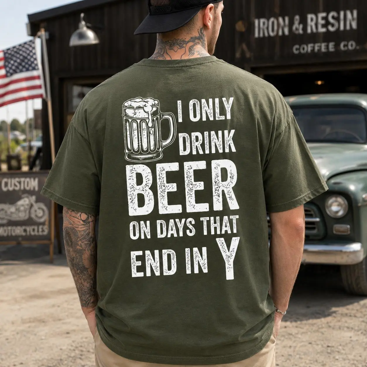 I Only Drink Beer On Days That End In Y T Shirt, Funny Beer Lover Graphic Tee, Drinking Humor Shirt, Bar Party Gift, Unisex Beer Apparel