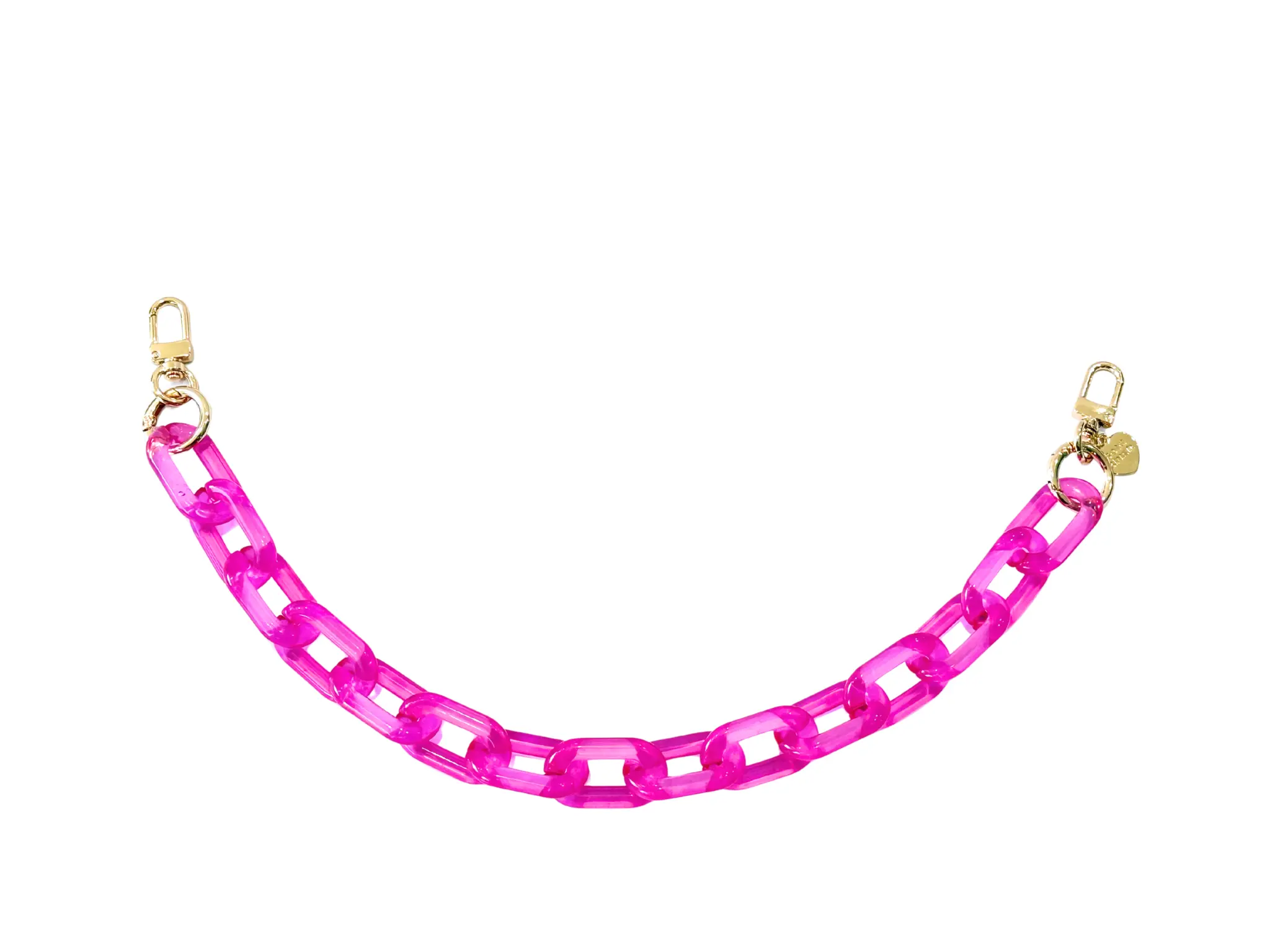 Gold Blush PopLinks - Chunky Acrylic Bag Chain for Purses, Handbags & Crossbodies (Decor or Handle)