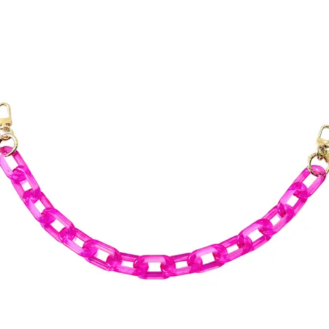Gold Blush PopLinks - Chunky Acrylic Bag Chain for Purses, Handbags & Crossbodies (Decor or Handle)