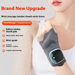 Portable Heated Hand Massager – 5 Massage Modes 9 Levels, Daily Hand & Wrist Therapy for Office, Home, Arthritis & Carpal Tunnel Pain Relief Device