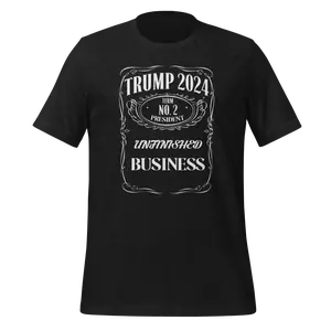 Donald Trump 2024 Jack Daniels Unisex t-shirt Cotton Fabric Menswear Top Tshirt Man