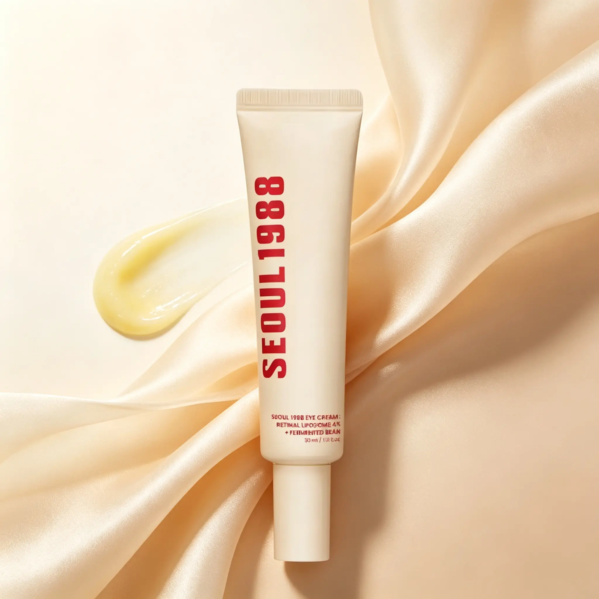 K-SECRET SEOUL 1988 Retinal Eye Cream - 4% Advanced Retinal Liposome & Fermented Bean Formula for Dark Circles, Fine Lines, Repair - Korean Skincare, 30ml/1.01 fl oz