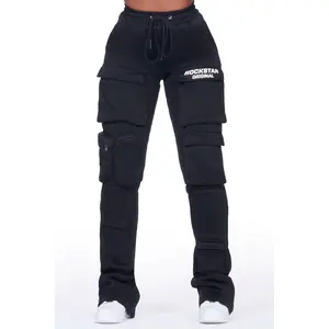 Norika Black/Black Stacked Track Pant