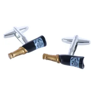 Trafalgar Celebrate Champagne Bottle Novelty Cufflinks, Cufflinks