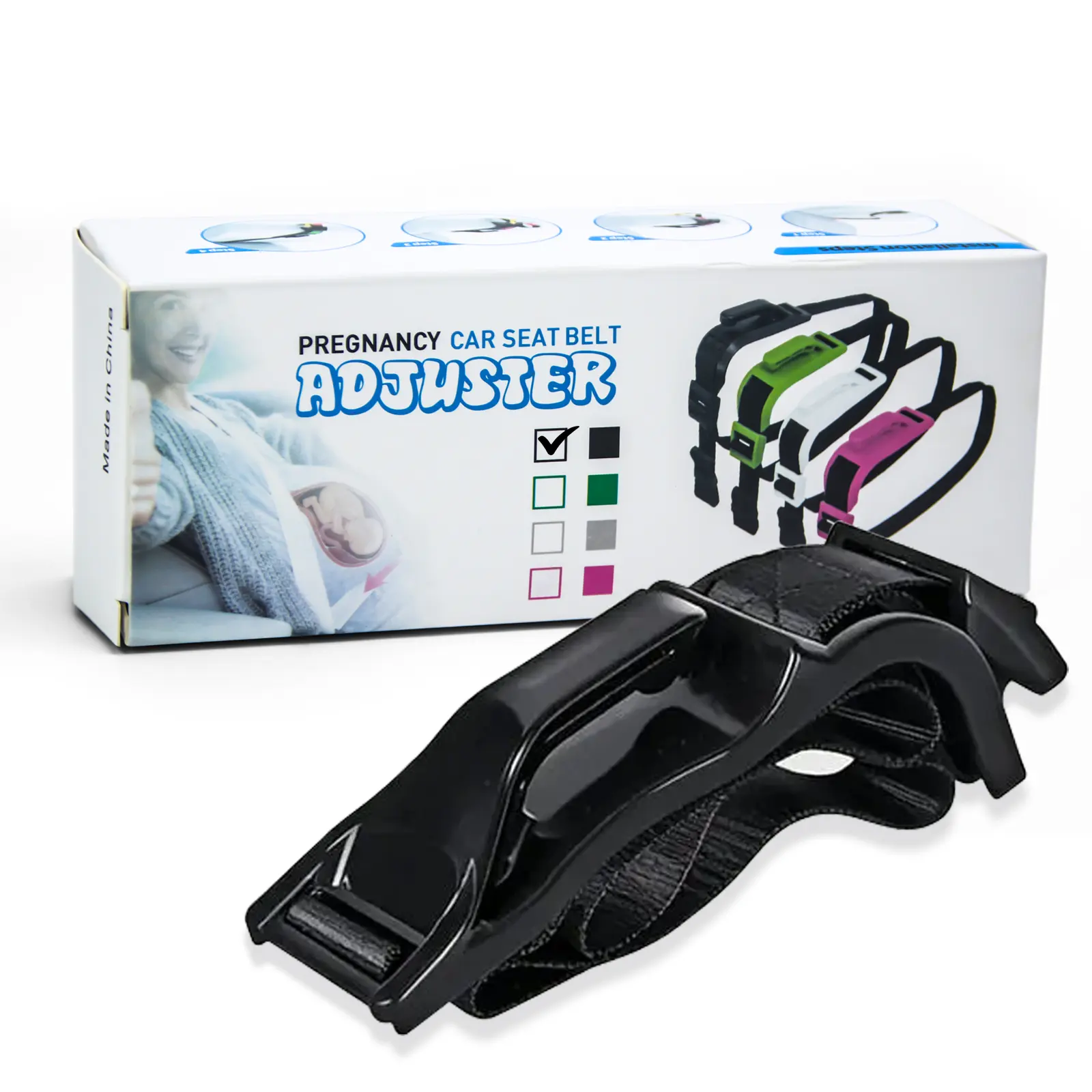 Seats Pregnancy Bump Strap,Prevent Compression of The Abdomen,Comfort&Freedom for Pregnant Moms Belly Maternity Belt Maternity Supplies Abdominal Binder