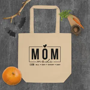 Mom Mode Eco Tote Bag for Women - Reusable Shopping Tote Bag Women's Positivity