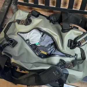 MUCITUP MUCSAC 60L/40L Waterproof Duffle Bag with Backpack Straps Air-Tight Heavy Duty 500D PVC Tarpaulin Double-Stitched Seams Bleeder Valve