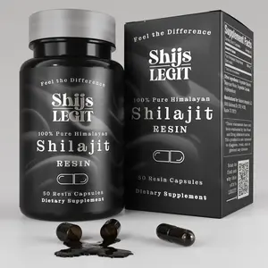 Pure Himalayan Shilajit Resin Capsules – World's First Pre-Dosed | No Taste, No Smell | 85+ Micronutrients & Minerals | Energy, Clarity, Stamina, Testosterone | 100% Authentic Uncut Resin | Lab Tested, USA Made