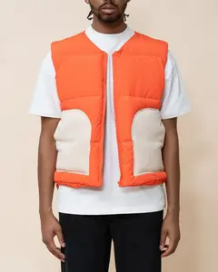 ORANGE PUFFER VEST