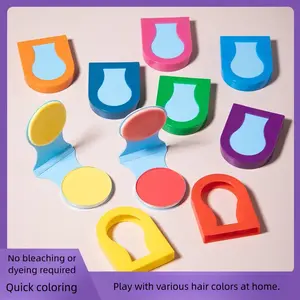 8 colors easy to color set hair dye honey powder pigment hair cream hair beauty box disposable color hair dye box Haircare