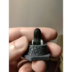 Two Mini PVC Figurines Inspired By Japanese Horror Movies, Sadako-Themed Collectible Ornaments, Spoof Party And Thriller Gifts, Car Desktop Decorations Home Decor Halloween Decor Fall Decor Room Decor