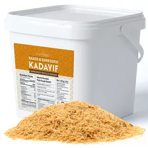 Eastanbul Bulk Baked Kataifi, 3 lb, Toasted Kadayif, [Father's Day Sale] Extra Crispy Shredded Kataifi Strands, Ready-to-Use Crunchy Topping for Chocolate, Cookies & Milk-Based Treats