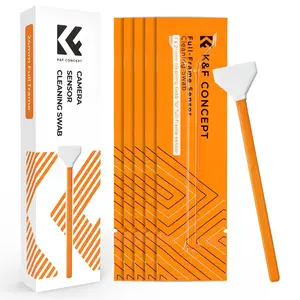 K&F CONCEPT Foam Cleaning Swabs for Electronics, Cameras, and Keyboard Cleaning, 200 PCS
