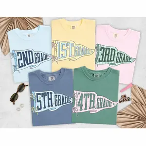 Comfort Colors Custom Grade Teacher Tee, Teacher Team Shirts, Back to School Shirt, Grade Level Team Tees, Teacher Gift, First Second Third Fourth Fifth Grade