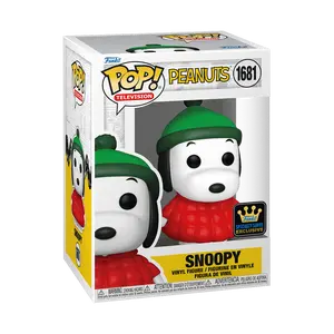 Funko Pop! Peanuts - Snoopy in Puffer Jacket (Common) #1681 Exclusive (Sticker may vary) Collectible Pop Vinyl Figure