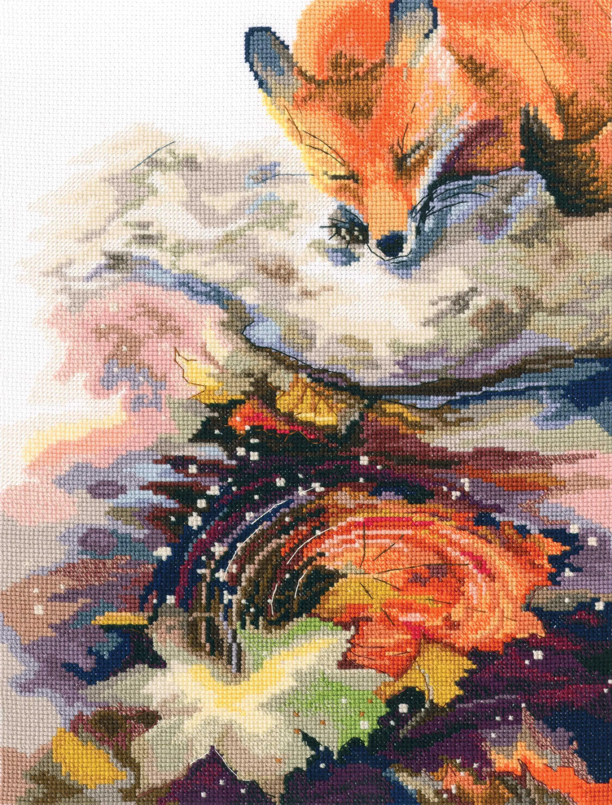 Ginger Reflection Counted Cross Stitch Kit by RTO M829